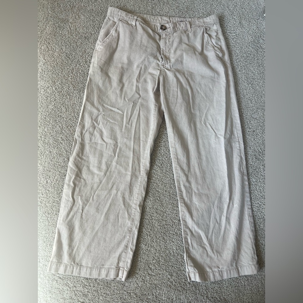 AG Adriano Goldschmied Linen Pants